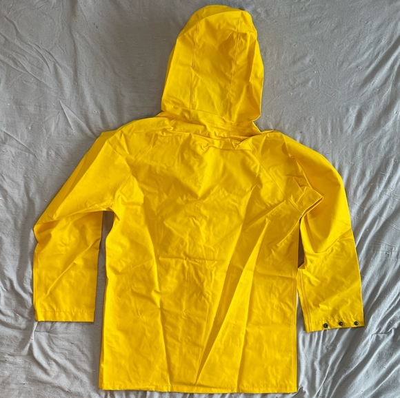 Helly Hansen workwear MANDAL WATERPROOF JACKET yellow men's size SMALL - Picture 7 of 7